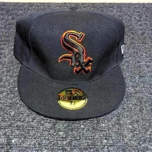 New Era White Sox Metallic Pop 59FIFTY Fitted Hat, size 7 1/8